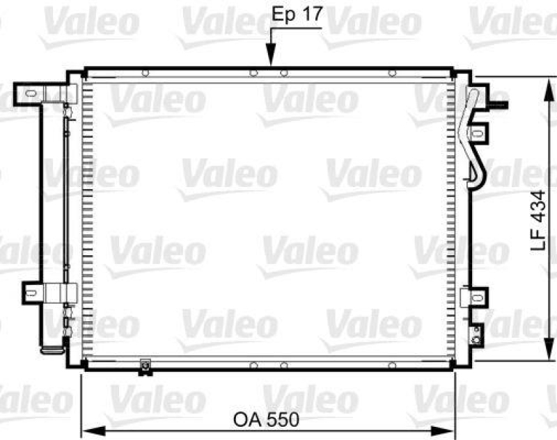 VALEO 814352 Kondensator KIA Sorento (2002>2006)