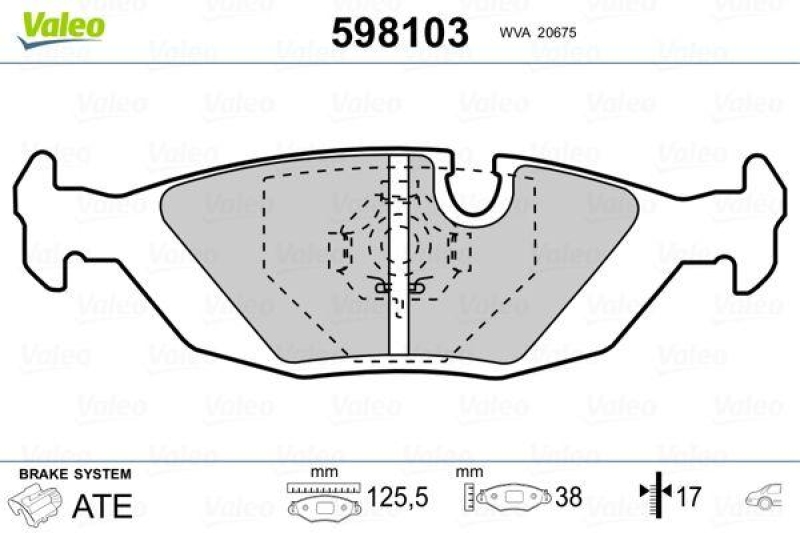 VALEO 598103 SBB-Satz PREMIUM