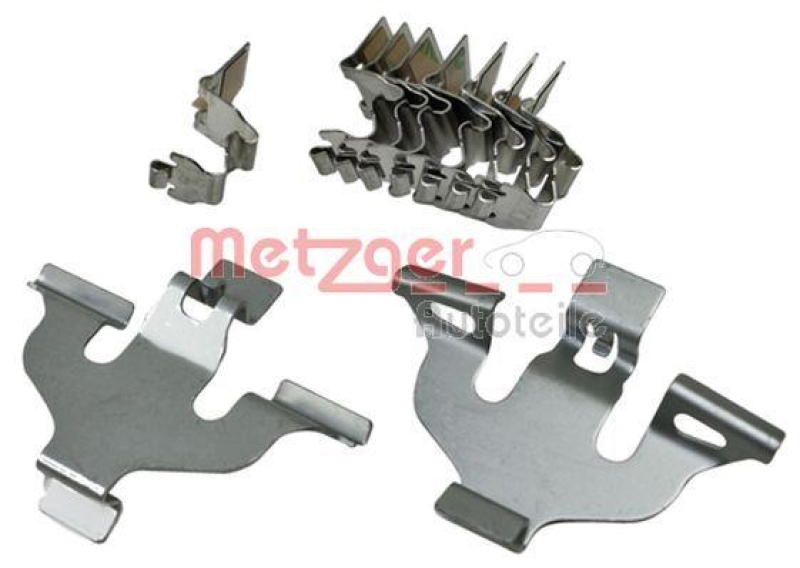 METZGER 109-0066 Zubehörsatz, Scheibenbremsbelag für AUDI/CUPRA/VW