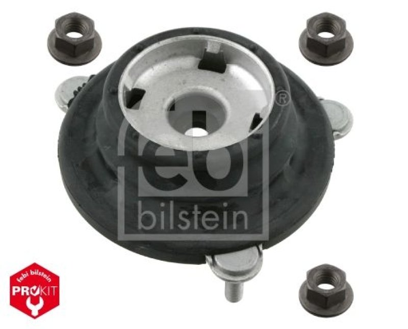 FEBI BILSTEIN 37961 Federbeinstützlagersatz mit Kugellager und Anbaumaterial für Peugeot