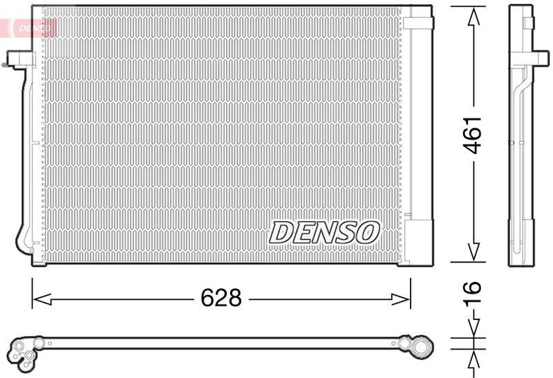 DENSO DCN05013 Kondensator A/C BMW X5 (E70) 3.0 d (2007 - 2008)