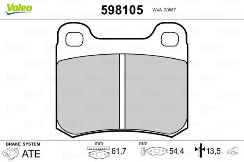 VALEO 598105 SBB-Satz PREMIUM