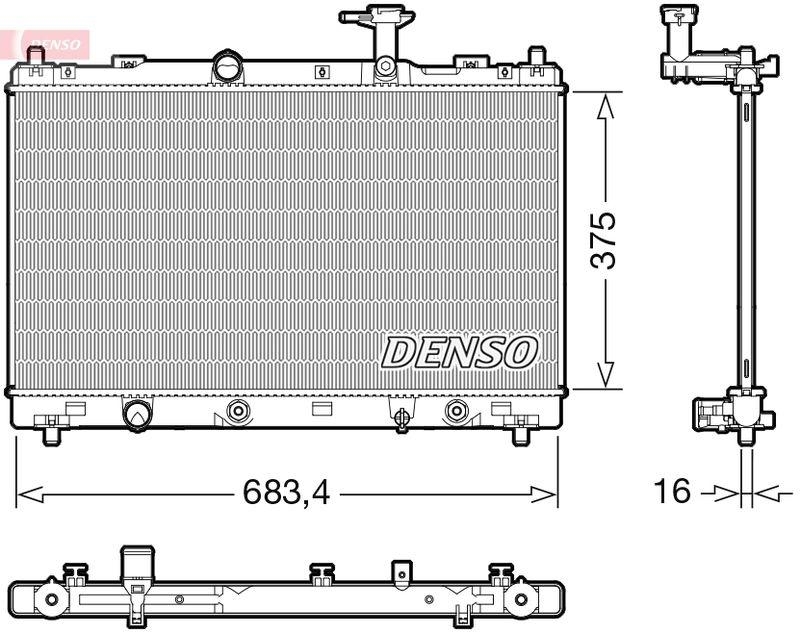 DENSO DRM47041 Kühler SUZUKI SX4 S-CROSS (JY) 1.6 (13-)