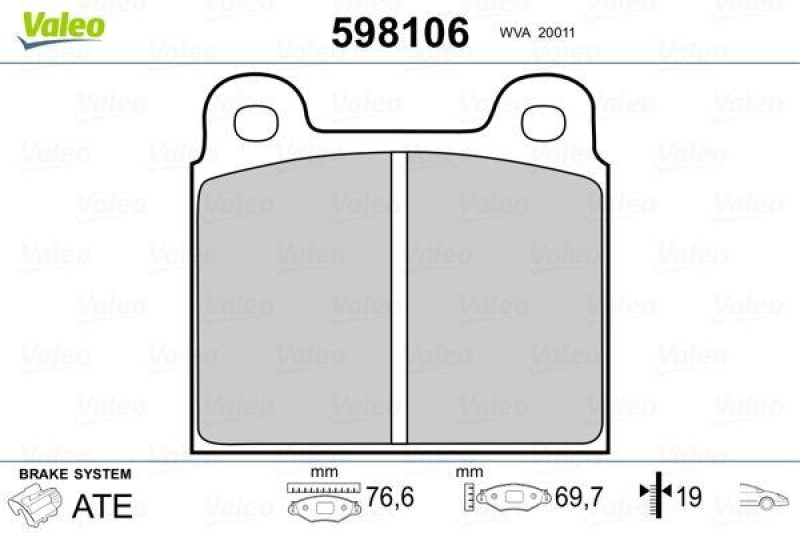 VALEO 598106 SBB-Satz PREMIUM