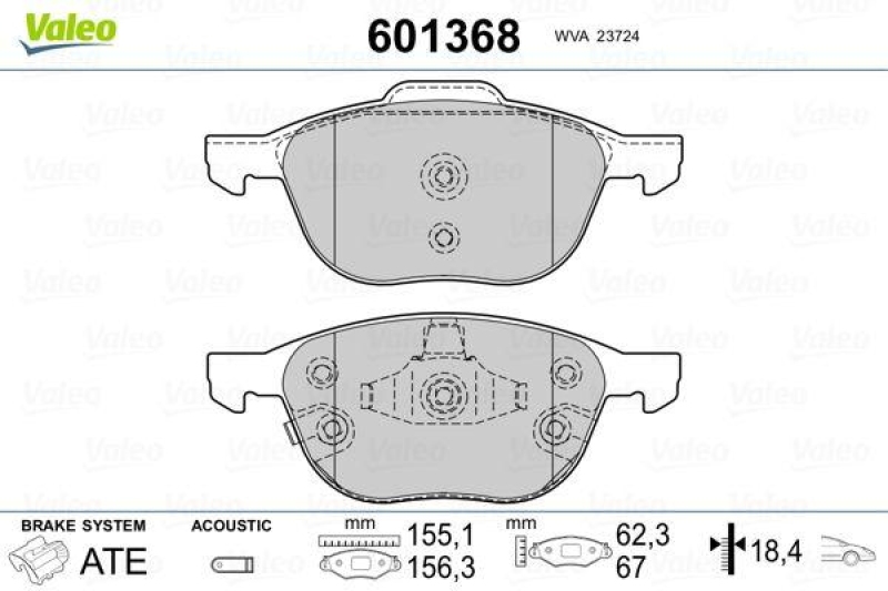 VALEO 601368 SBB-Satz PREMIUM