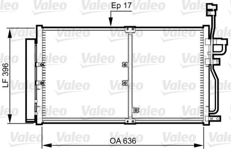 VALEO 814359 Kondensator CHEVROLET CAPTIVA