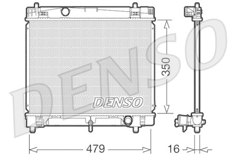 DENSO DRM50008 Kühler TOYOTA YARIS (05-)