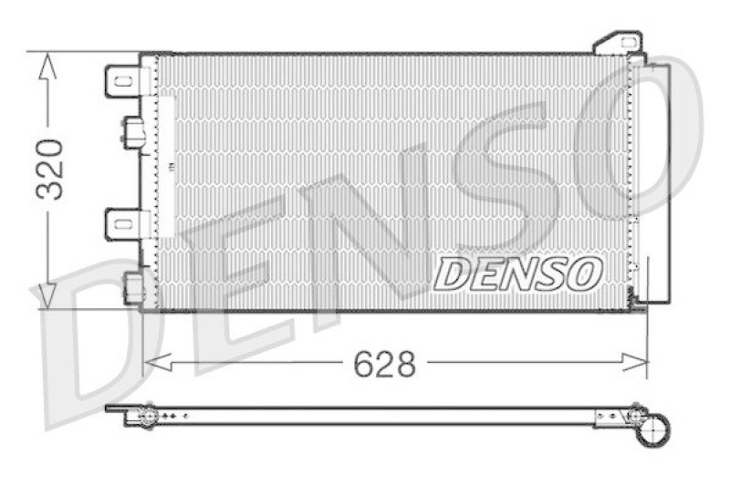 DENSO DCN05101 Kondensator A/C MINI MINI (R50, R53) Cooper (2001 - 2006)