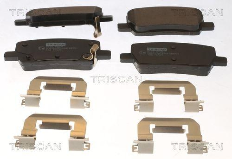 TRISCAN 8110 81001 Bremsbelag Hinten für Tesla