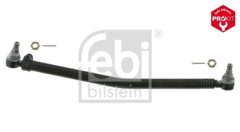 FEBI BILSTEIN 26574 Lenkstange mit Kronenmuttern und Splinten für Mercedes-Benz