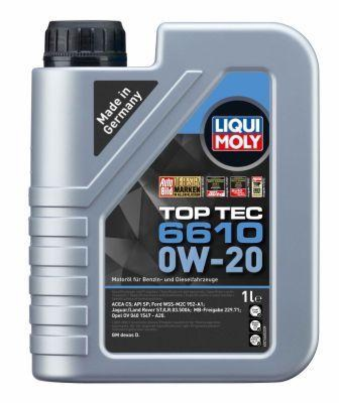 LIQUI MOLY 21660 Motoröl Top Tec 6610 0W-20 1L