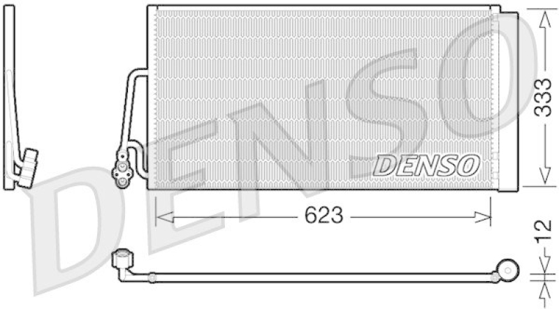 DENSO DCN05102 Kondensator A/C MINI MINI (R56) Cooper (2006 - )