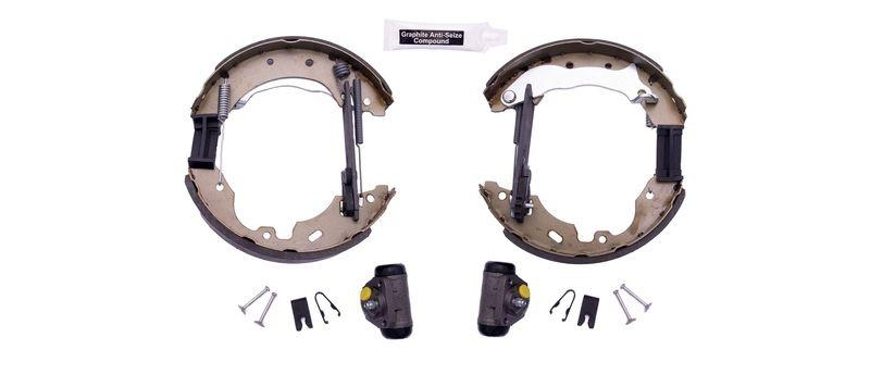 HELLA 8DB 355 004-091 Bremsbackensatz für FORD