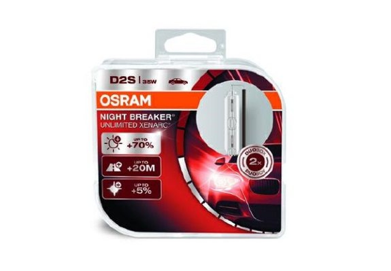 OSRAM 66240XNB-HCB Glühlampe Xenarc Silverstar D2S Duo Box