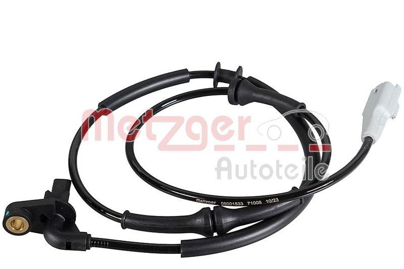 METZGER 09001533 Sensor, Raddrehzahl für CITROEN/PEUGEOT HA links