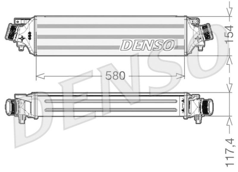 DENSO DIT01002 Ladeluftkühler