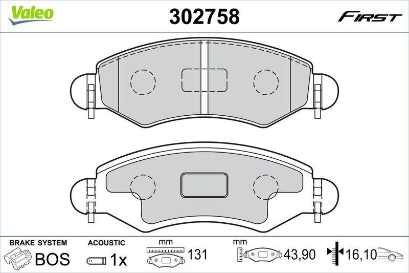 VALEO 302758 SBB-Satz - FIRST