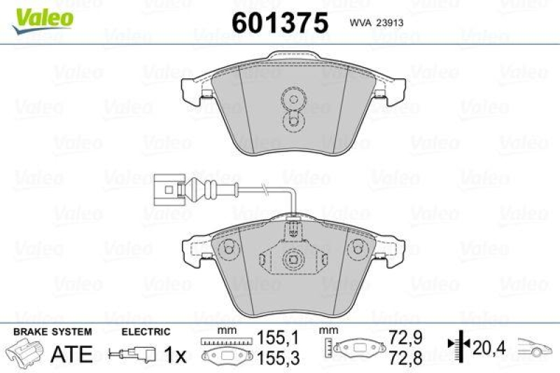 VALEO 601375 SBB-Satz PREMIUM