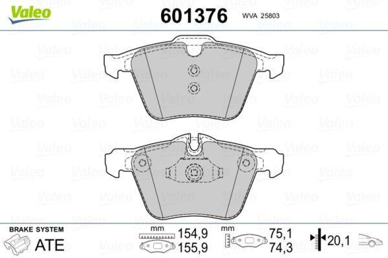 VALEO 601376 SBB-Satz PREMIUM