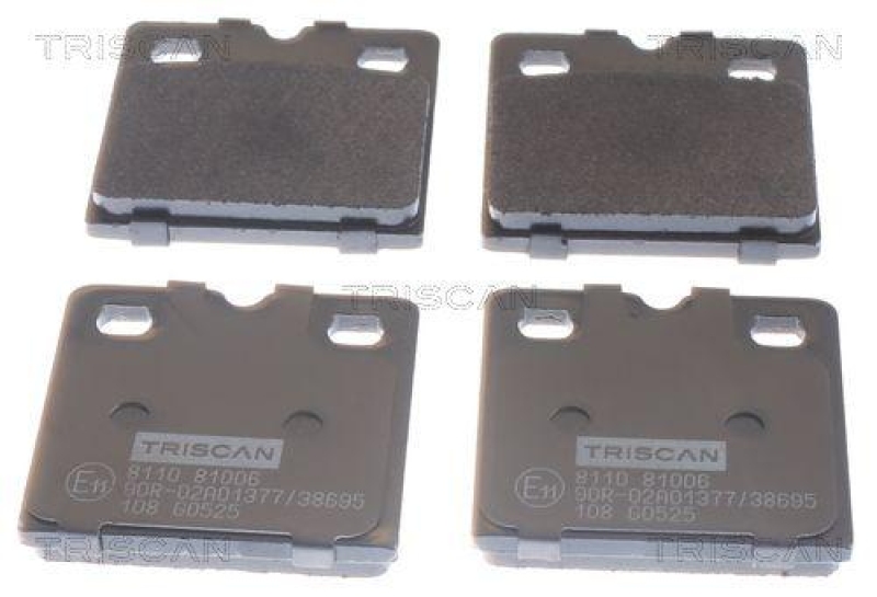 TRISCAN 8110 81006 Bremsbelag Hinten für Tesla