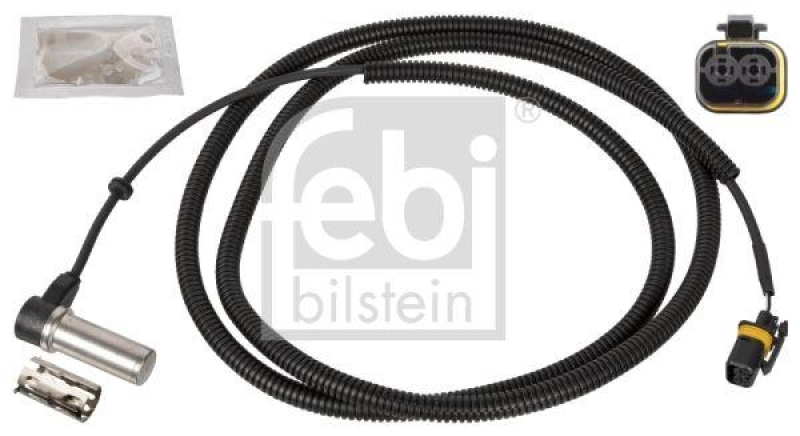 FEBI BILSTEIN 109658 ABS-Sensor mit Hülse und Fett für M A N