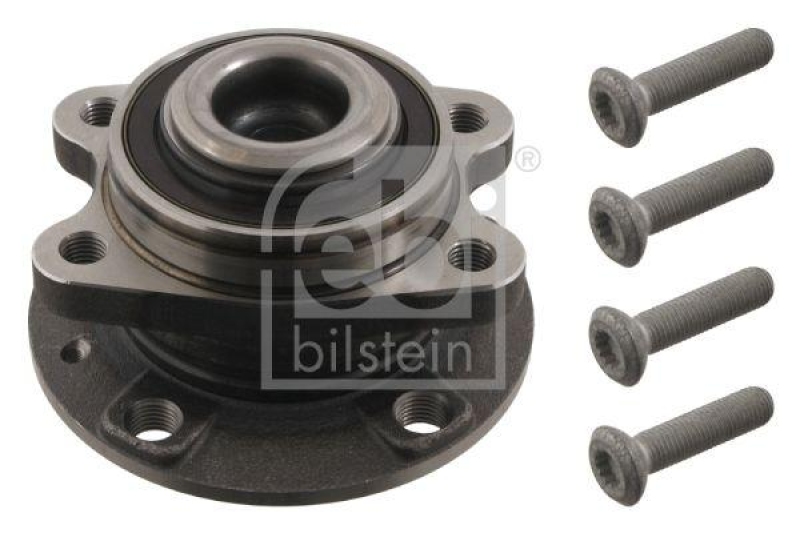 FEBI BILSTEIN 29897 Radlagersatz mit Radnabe, ABS-Impulsring und Befestigungsschrauben für VW-Audi