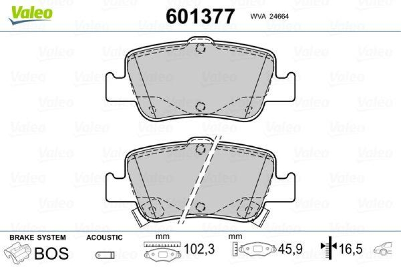 VALEO 601377 SBB-Satz PREMIUM