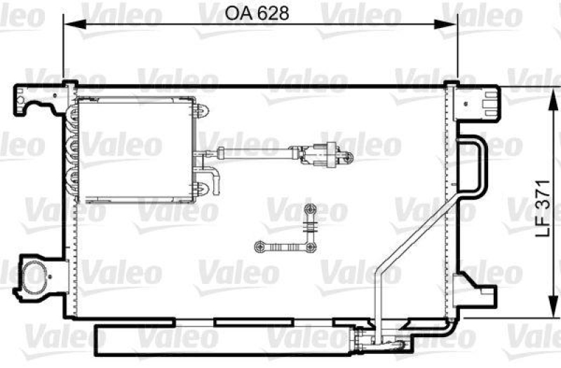 VALEO 814368 Kondensator SEAT LEON III