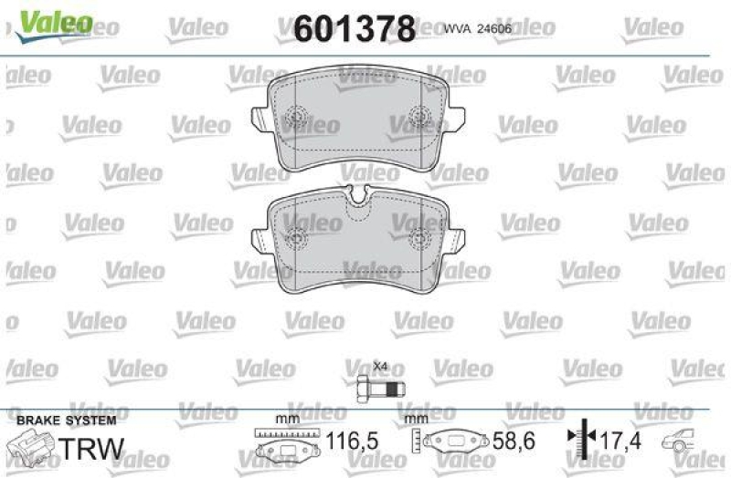 VALEO 601378 SBB-Satz PREMIUM