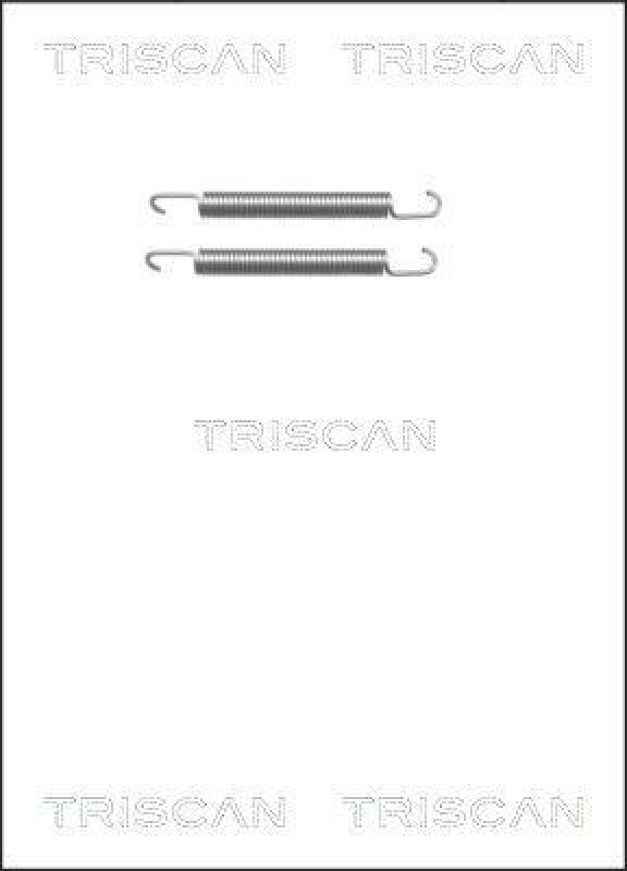 TRISCAN 8105 652161 Montagesatz F. Bremsbacken, Handbremse für Saab