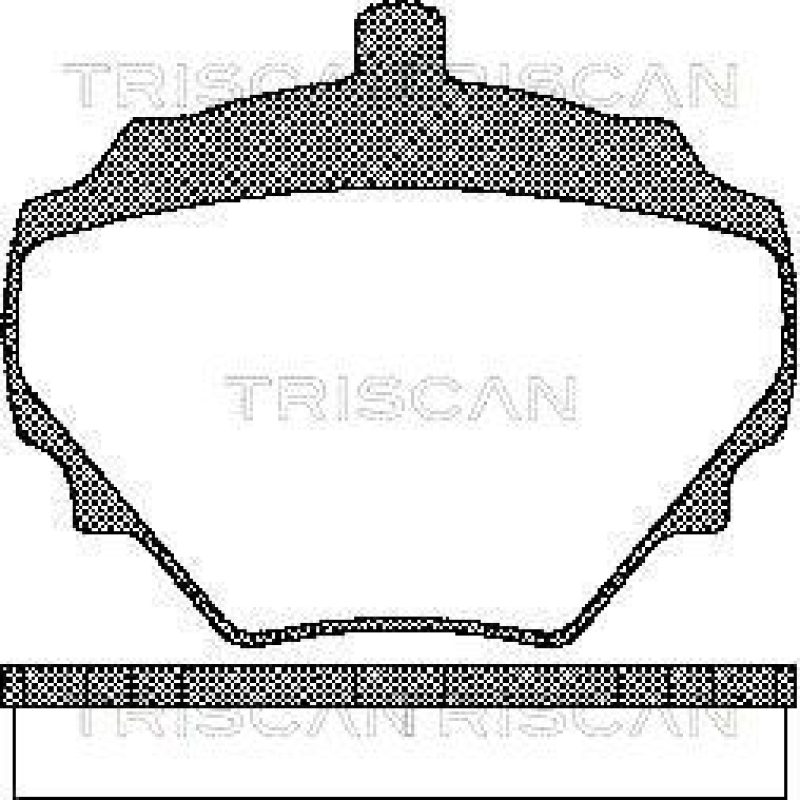 TRISCAN 8110 17004 Bremsbelag Hinten f&uuml;r Land Rover