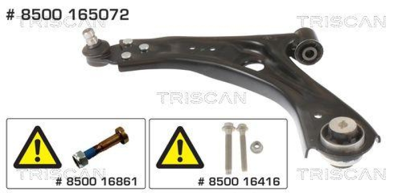 TRISCAN 8500 165072 Querlenker für Ford Focus