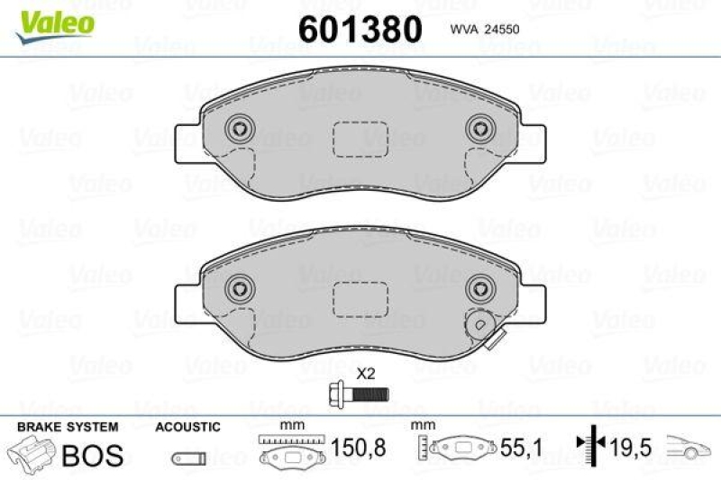 VALEO 601380 SBB-Satz PREMIUM