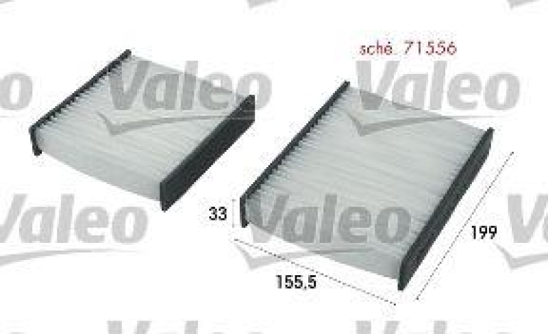 VALEO 715556 Innenraumluftfilter