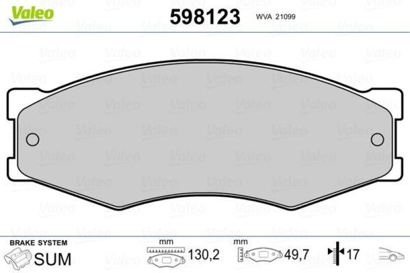 VALEO 598123 SBB-Satz PREMIUM