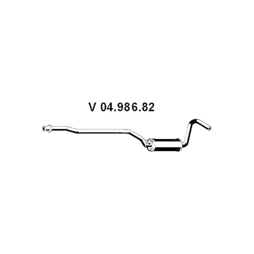 EBERSPÄCHER 04.986.82 Vorschalldämpfer