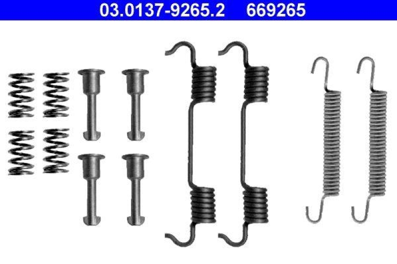 ATE 03.0137-9265.2 TBB-Zubehör für BMW 1er / 3er / Z4 Handbremse