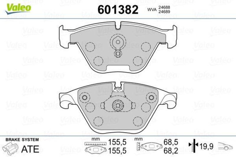 VALEO 601382 SBB-Satz PREMIUM