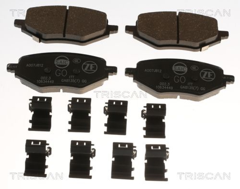 TRISCAN 8110 82010 Bremsbelag Hinten für Mg