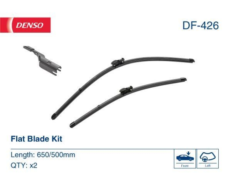 DENSO DF-426 Wischer Flat Blade KIT BMW X3 (G01, F97) 20 xd 2.0 (17-20)