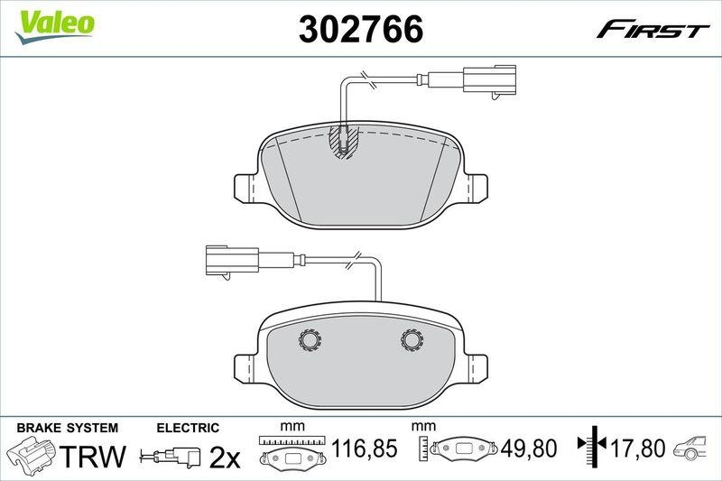 VALEO 302766 SBB-Satz - FIRST