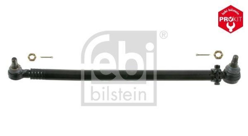 FEBI BILSTEIN 28146 Lenkstange mit Kronenmuttern und Splinten, vom Lenkgetriebe zur 1. Vorderachse für Mercedes-Benz