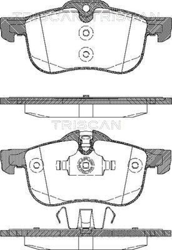 TRISCAN 8110 17010 Bremsbelag Vorne für Rover 75