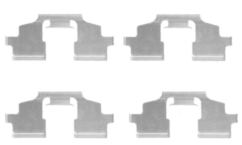 HELLA 8DZ 355 203-671 Zubehörsatz Scheibenbremsbelag