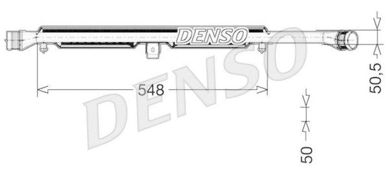 DENSO DIT02026 Ladeluftkühler AUDI A6 Avant (4F5, C6) 3.0 TDI quattro (2005 - 2006)