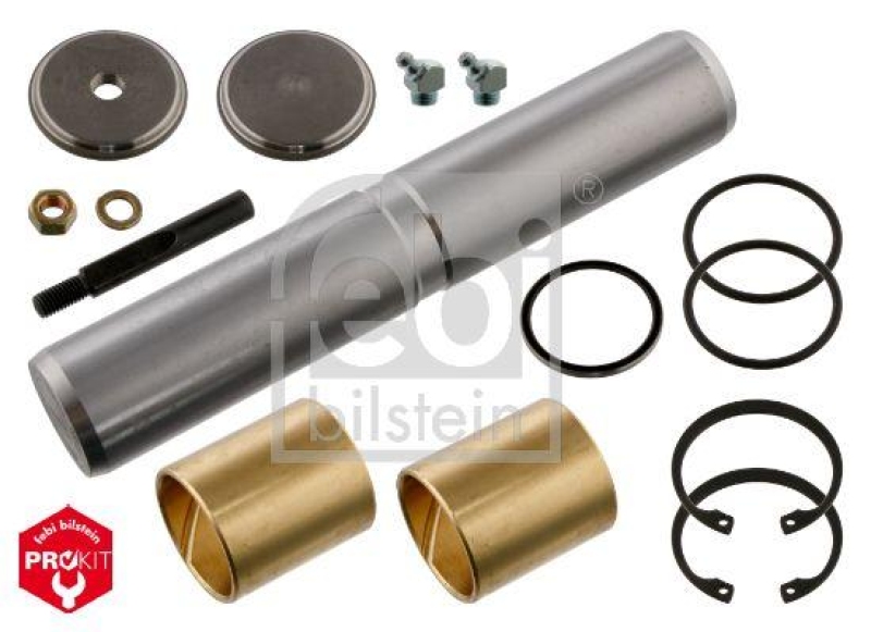 FEBI BILSTEIN 12362 Achsschenkelbolzensatz ohne Drucklager, Einzelsatz für Mercedes-Benz