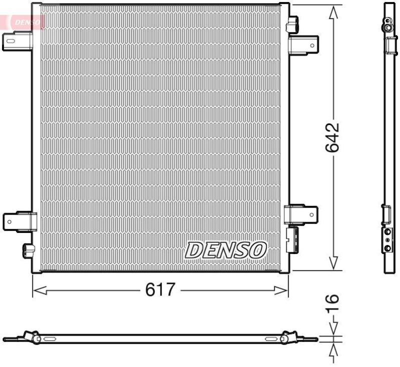 DENSO DCN46027 Kondensator A/C INFINITI QX80 (13-)