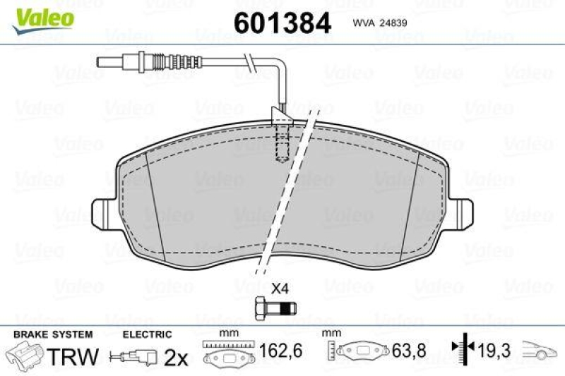 VALEO 601384 SBB-Satz PREMIUM