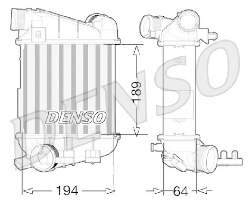 DENSO DIT02027 Ladeluftkühler