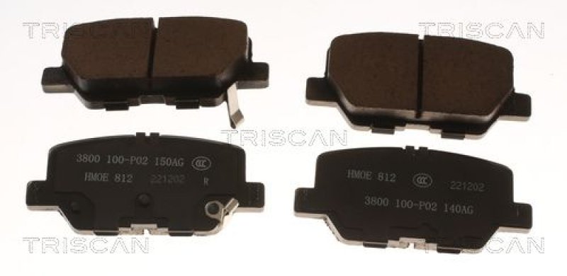 TRISCAN 8110 83002 Bremsbelag Hinten für Maxus